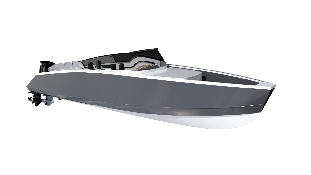 Cs28 Carbon Eboost Composea Carbon Fiber Boat Hybrid Electric 